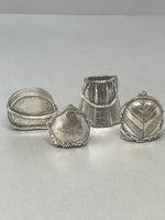 Load image into Gallery viewer, Set of Four Silver Handbag miniatures/models
