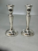 Load image into Gallery viewer, Pair of Sterling Silver Candlesticks
