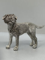 Load image into Gallery viewer, Sterling Silver Border Terrier - full english hallmark
