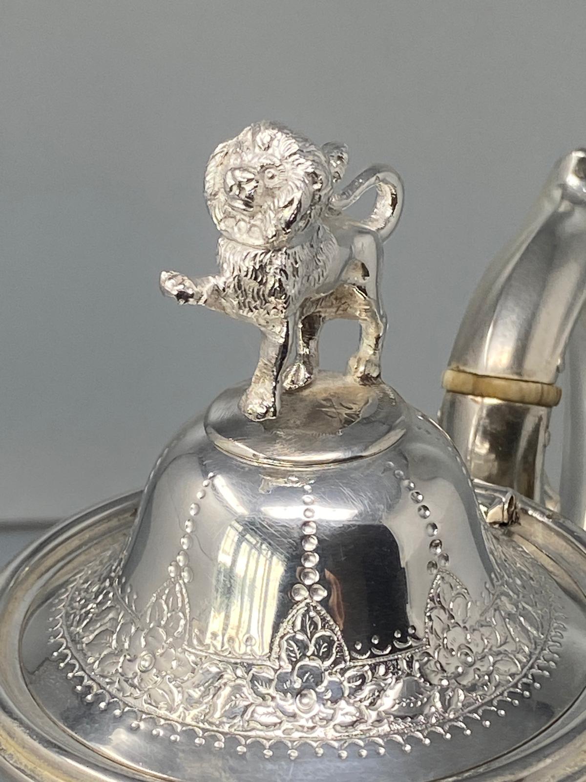 Antique Victorian Silver Plated Coffee Pot