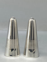 Load image into Gallery viewer, Dunhill Silver Plated Table Set - Salt &amp; Pepper / Tray/ Bottle holder
