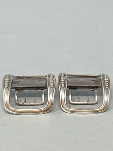 Pair of Victorian Sterling Silver Buckles