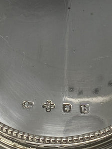 George III Antique Sterling Silver Snuffer &amp; Tray - excellent condition
