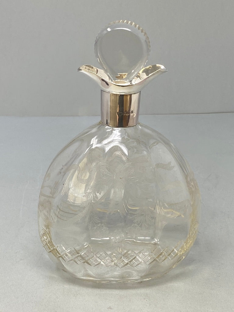 Sterling Silver Double Spout Decanter