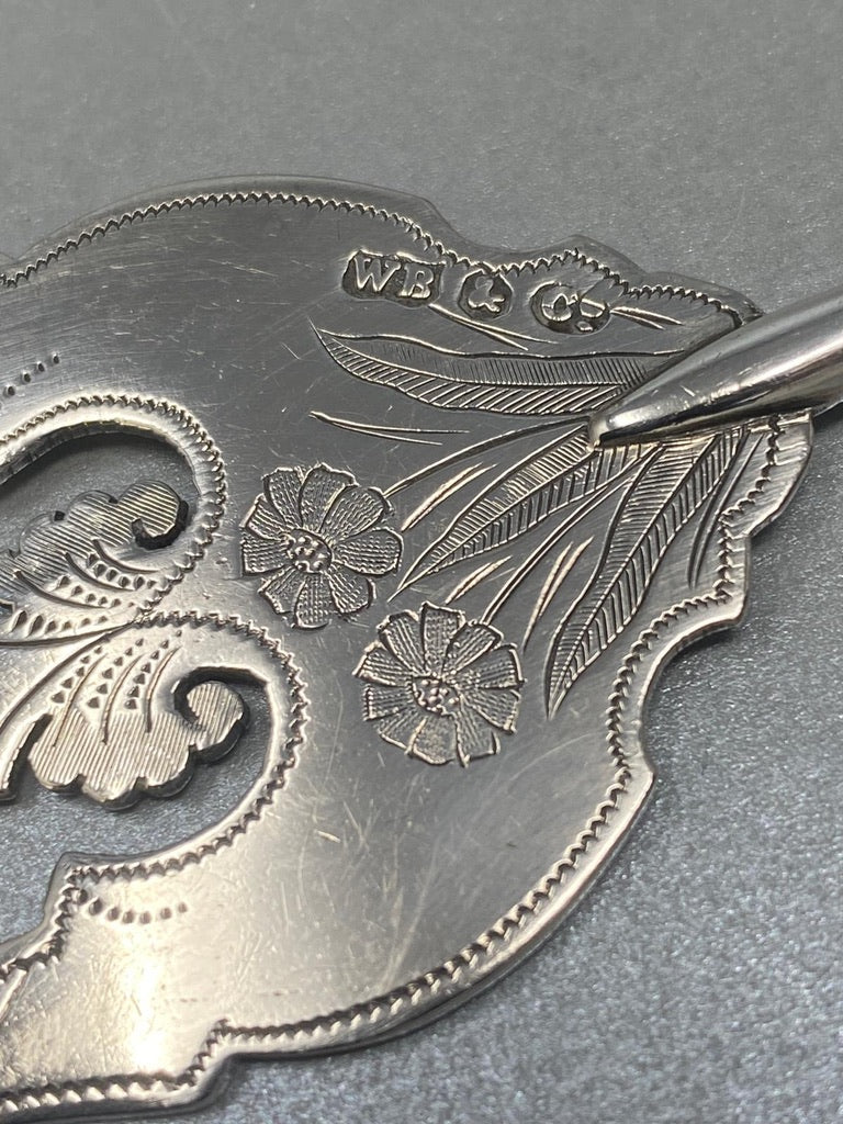 Antique Silver Plated Serving Fork