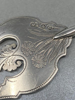 Load image into Gallery viewer, Antique Silver Plated Serving Fork
