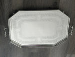 Load image into Gallery viewer, Antique Victorian Silver Plated Gallery Tea Tray
