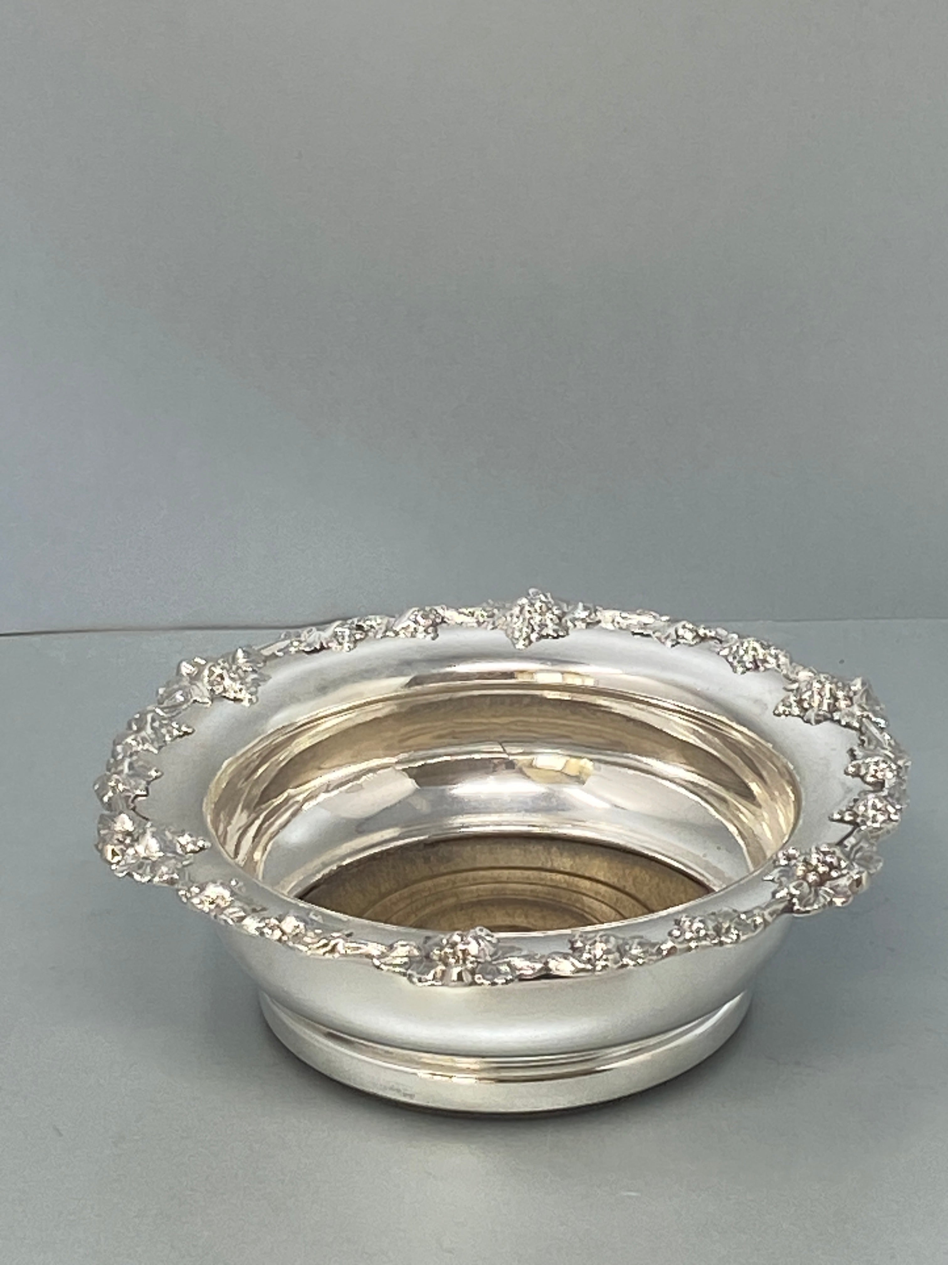 Antique Victorian Silver Plated Coaster