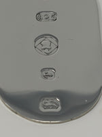 Load image into Gallery viewer, Sterling Silver Feature Hallmark Keyring
