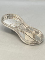 Load image into Gallery viewer, George III Antique Sterling Silver Snuffer &amp; Tray - excellent condition
