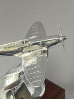 Load image into Gallery viewer, Silver Spitfire Aeroplane
