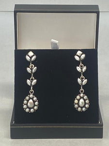 Sterling Silver and Mother of Pearl Earrings