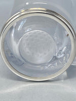 Load image into Gallery viewer, SterlingSilver &amp; Krosno Glass Tankard - one pint
