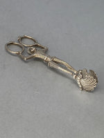 Load image into Gallery viewer, Pair of Antique Victorian Silver Harlequin Sugar Nips by George Adams
