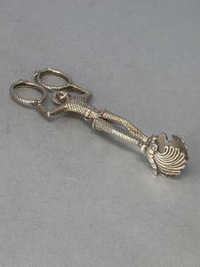Pair of Antique Victorian Silver Harlequin Sugar Nips by George Adams