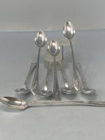 Load image into Gallery viewer, Set of Eight Silver Plated Ice Cream/Lemon Tea Spoons
