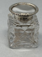 Load image into Gallery viewer, Antique Sterling Silver Two Bottle Inkstand
