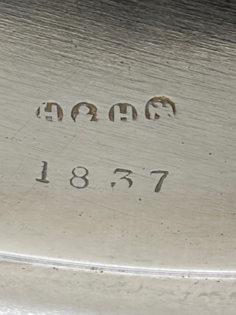 Antique Victorian Silver Plated Oval Biscuit Box by Hukin & Heath