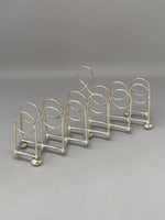 Load image into Gallery viewer, Unusual Victorian Silver Plated Expanding 7 Bar Toast Rack
