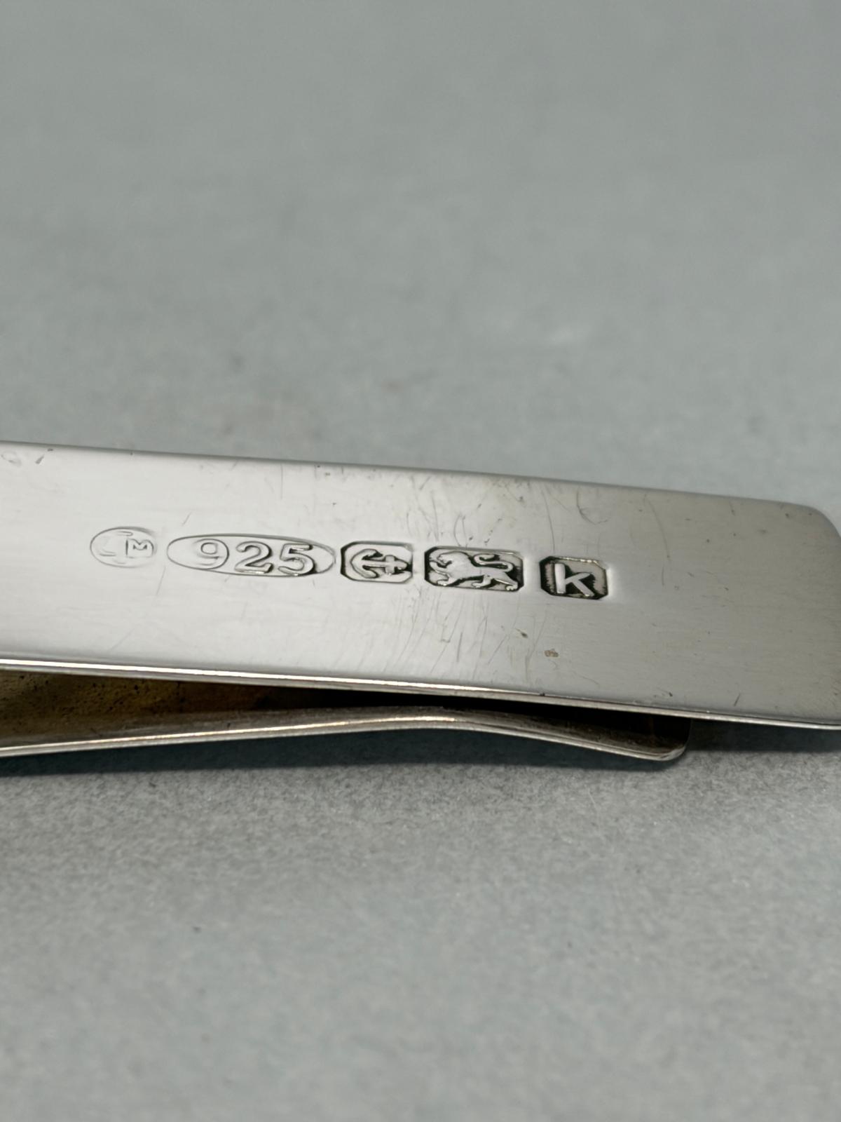 Sterling Silver Feature Hallmark Money Clip
