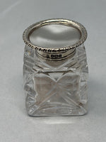 Load image into Gallery viewer, Antique Sterling Silver Two Bottle Inkstand
