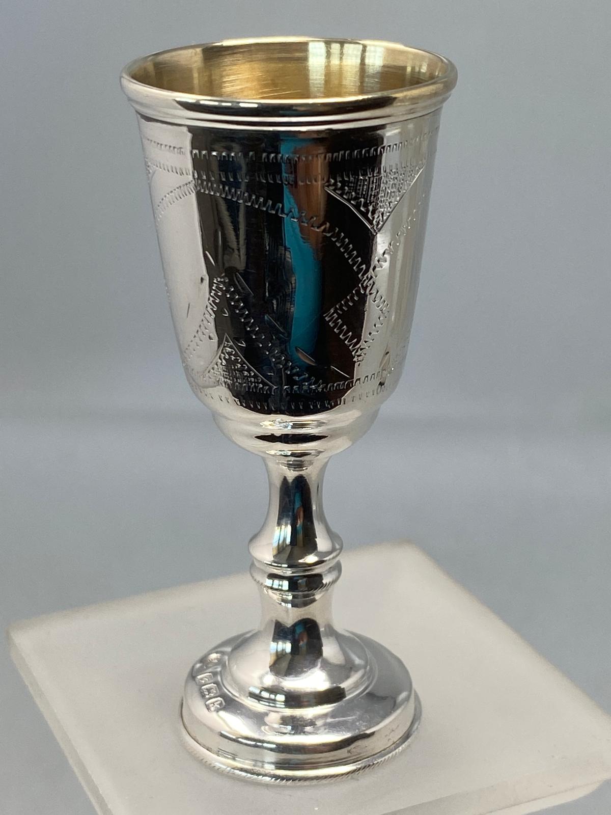 Antique Sterling Silver Kiddush Cup