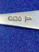 Load image into Gallery viewer, Antique Victorian Sterling Silver Childs Spoon &amp; Fork by Walker &amp; Hall
