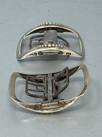 Load image into Gallery viewer, Pair of Victorian Sterling Silver Buckles
