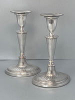 Load image into Gallery viewer, Pair of Antique Old Sheffield Candlesticks circa 1770
