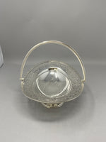 Load image into Gallery viewer, Victorian Silver Plated Swing Handled Cake/Sweet Basket
