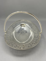 Load image into Gallery viewer, Victorian Silver Plated Swing Handled Cake/Sweet Basket
