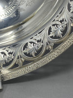 Load image into Gallery viewer, Victorian Silver Plated Swing Handled Cake/Sweet Basket
