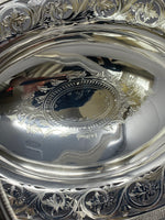 Load image into Gallery viewer, Victorian Silver Plated Swing Handled Cake/Sweet Basket
