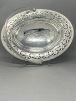 Load image into Gallery viewer, Victorian Silver Plated Swing Handled Cake/Sweet Basket
