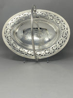 Load image into Gallery viewer, Victorian Silver Plated Swing Handled Cake/Sweet Basket
