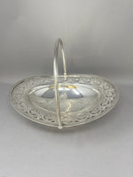 Load image into Gallery viewer, Victorian Silver Plated Swing Handled Cake/Sweet Basket
