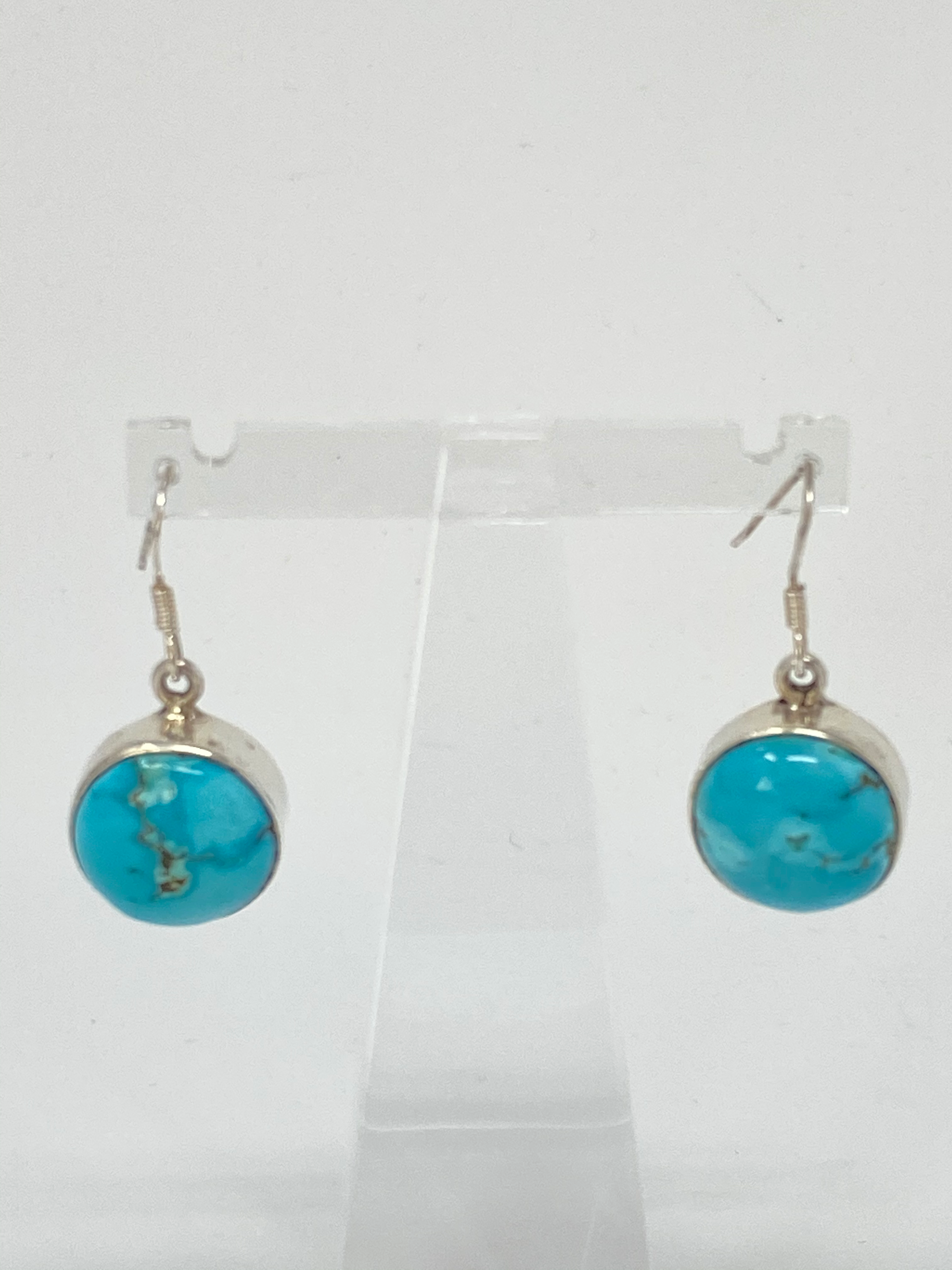 Silver and Turquoise Earrings