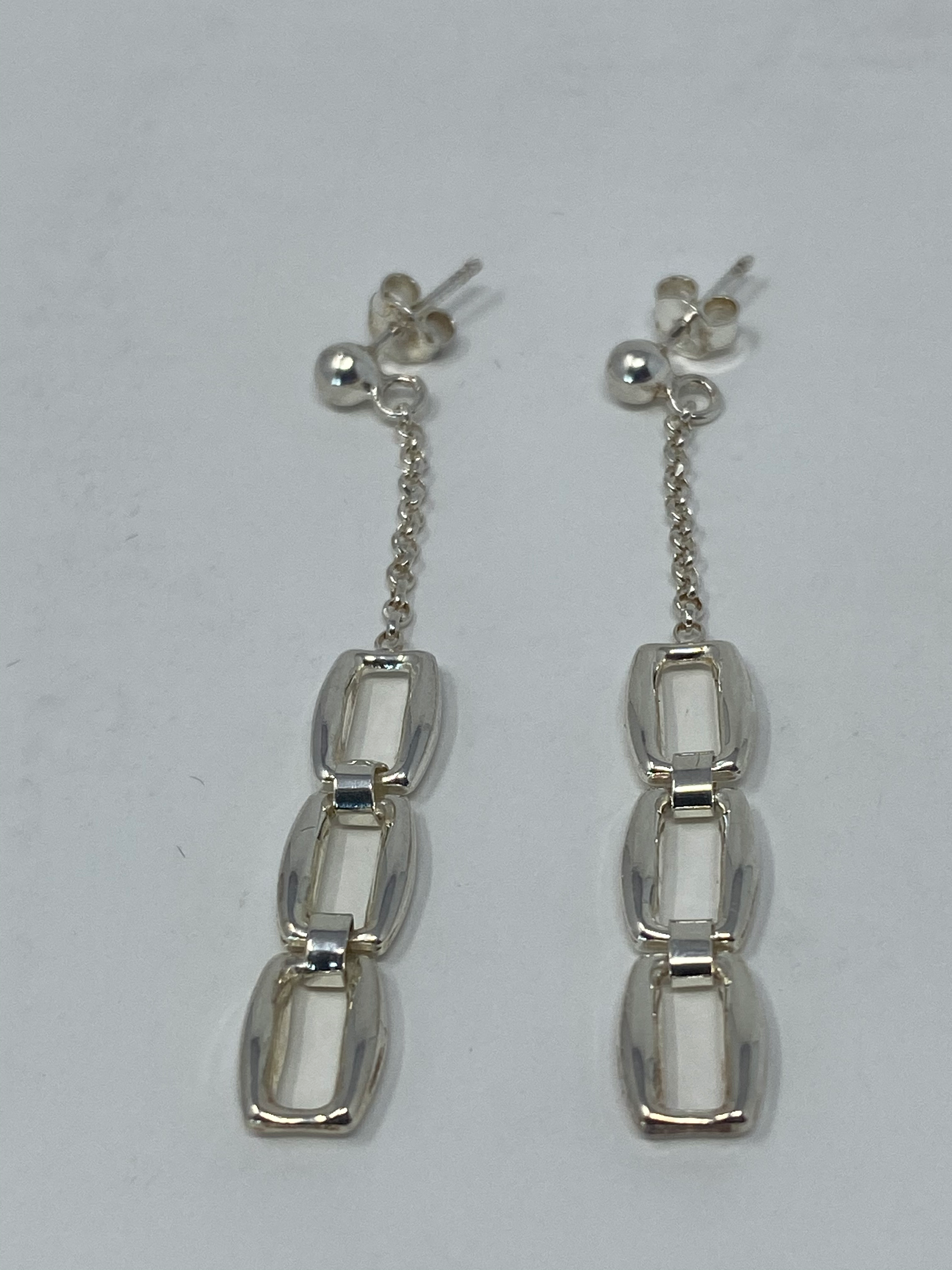 Silver Drop Earrings