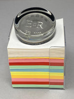 Load image into Gallery viewer, Silver and Glass Paperweight - Queen Elizabeth Golden Jubilee
