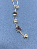 Load image into Gallery viewer, Amethyst and Garnet Pendant
