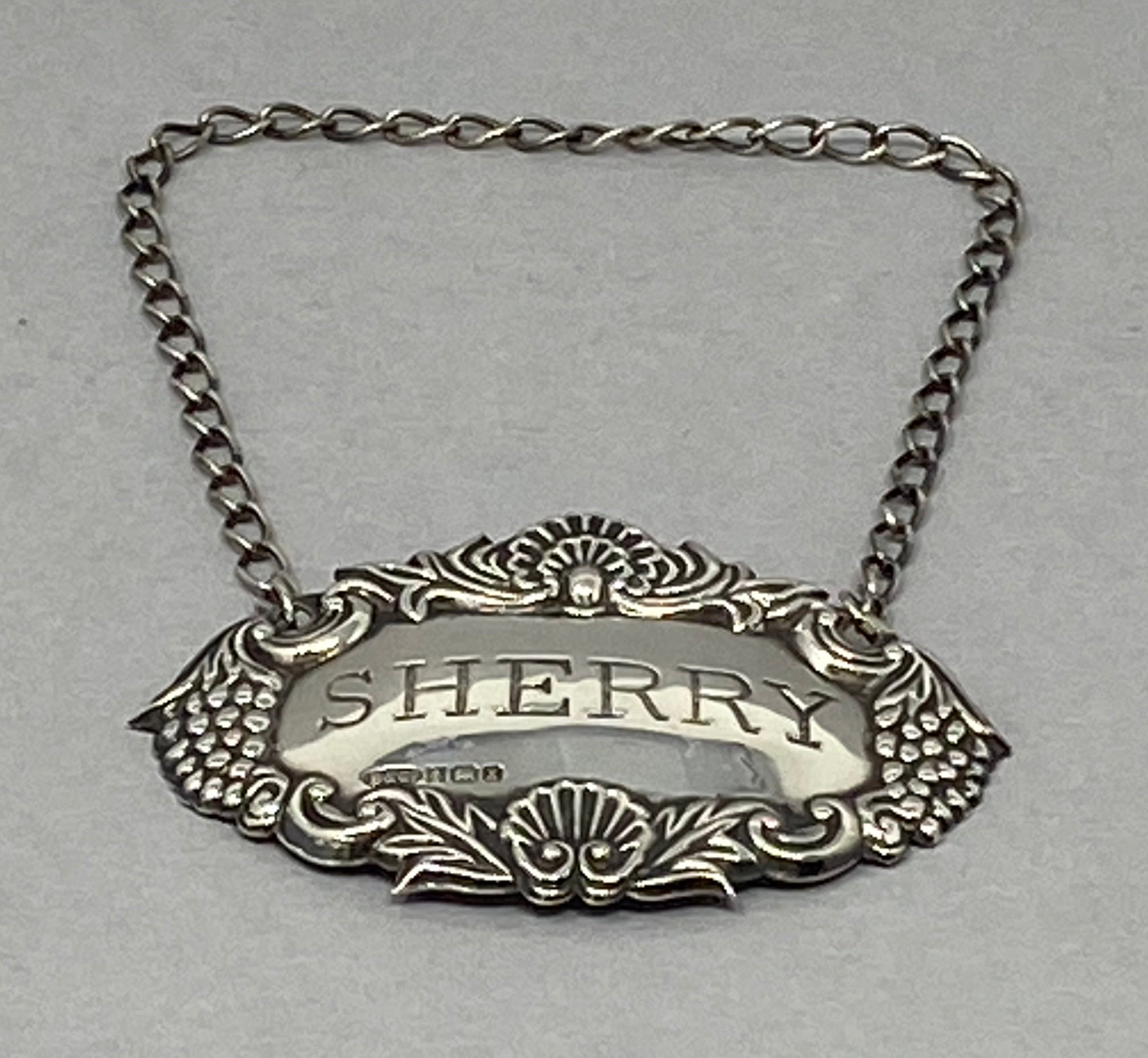 Silver Sherry Label