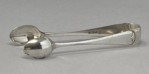 Pair of Antique Silver Plated Sugar Tongs