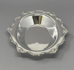 Antique Silver Plated Bread Dish