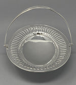 Load image into Gallery viewer, Antique Silver Plated Fluted Cake Basket
