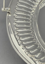 Load image into Gallery viewer, Antique Silver Plated Fluted Cake Basket
