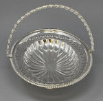 Load image into Gallery viewer, Antique Silver Plated Cake Basket
