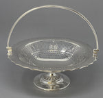 Load image into Gallery viewer, Antique Silver Plated Round Cake Basket
