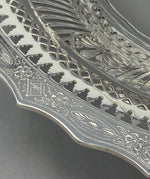 Load image into Gallery viewer, Antique Silver Plated Round Cake Basket
