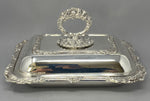 Load image into Gallery viewer, Antique Silver Plated Entree Dish
