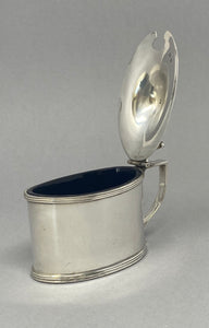 Antique Silver Georgian Style Mustard Pot